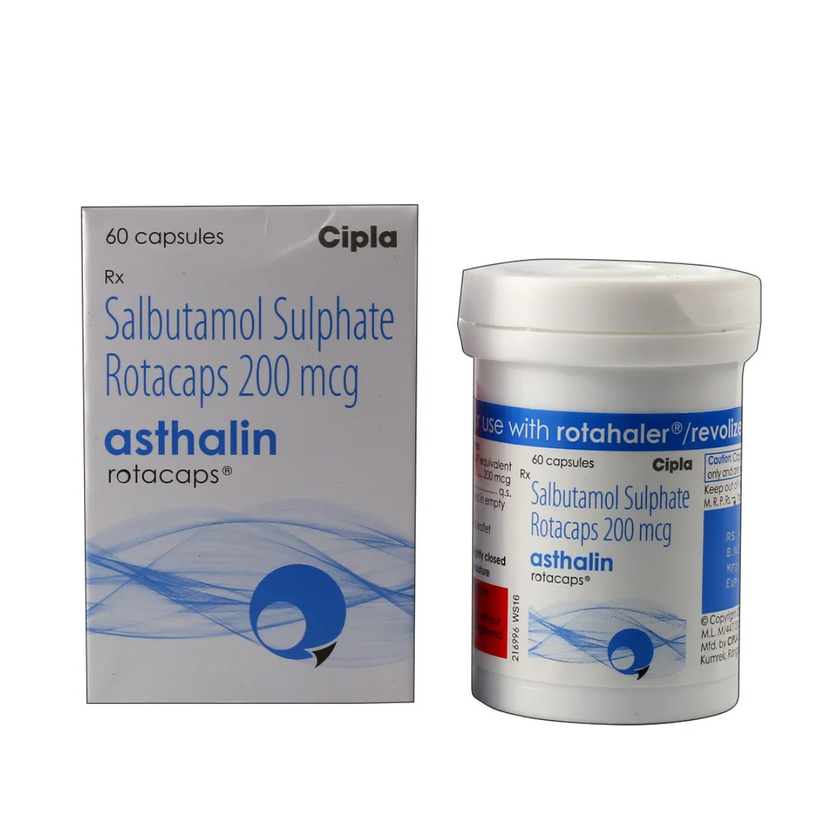Asthalin Rotacaps 200 Mcg